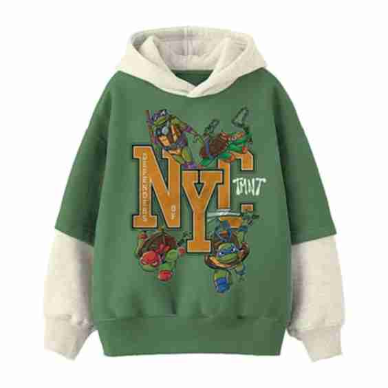 Boys Long Sleeve Teenage Mutant Ninja Turtles Fleece Hoodie