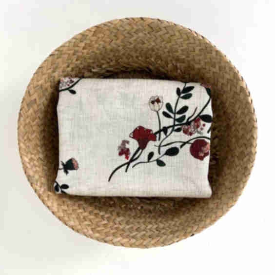 Lamp Light - Linen Rayon Print Fabric
