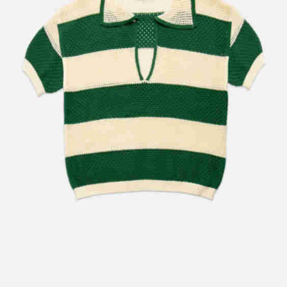 Chios Knit Polo Top
