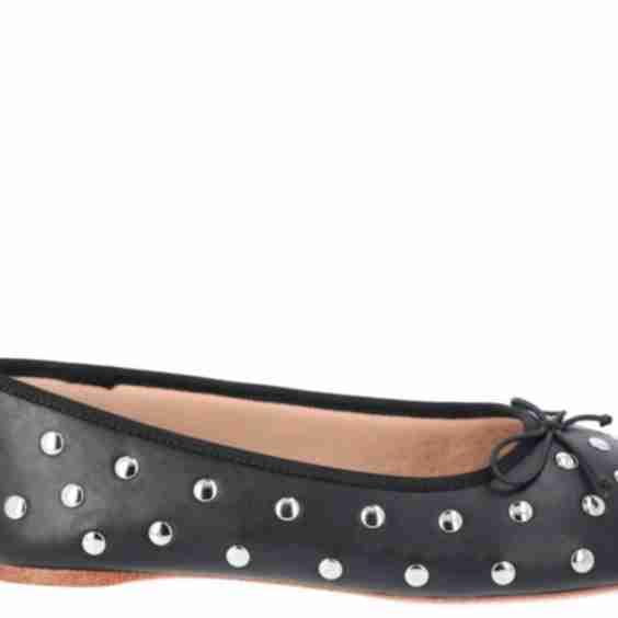 Nickel Studded Landon Flats