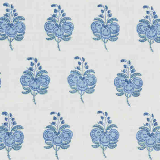 Pasha Oyster Linen Printed Fabric