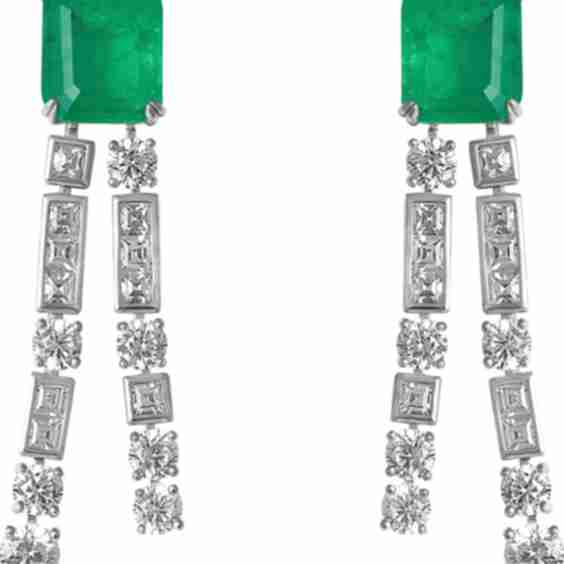 Square Chandelier Earrings