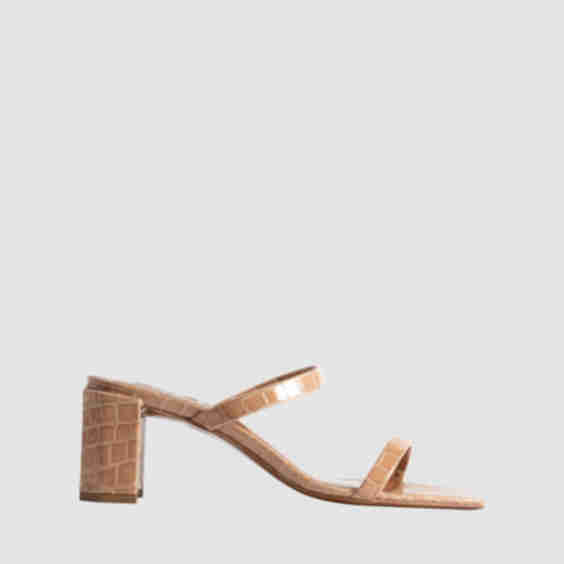 Tanya Leather Slip-On Mule
