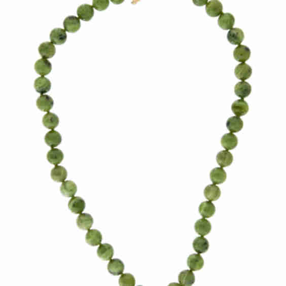 18K Serpentine Bead Necklace