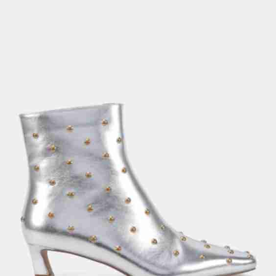Kiki Studded Low Heel Ankle Boots