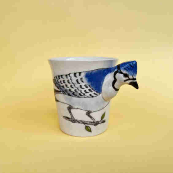 Ceramic Animal Mugs Birds