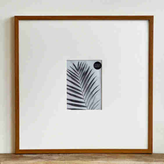 Oversized Mount Wooden Oak Effect Frame