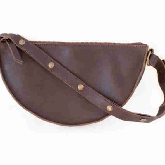 Biggie Bee Leather Bag 