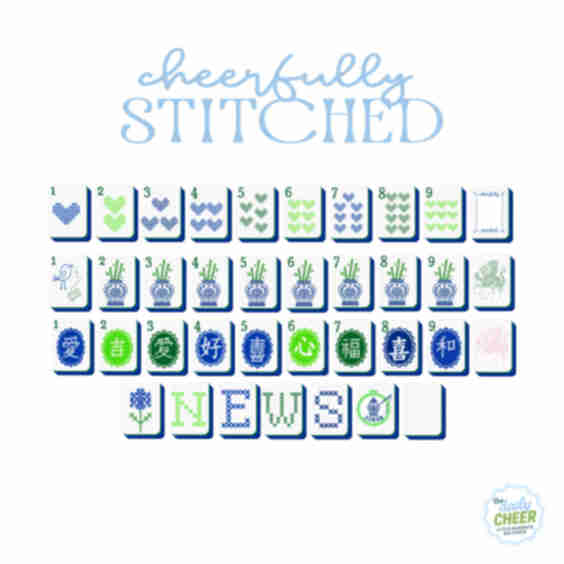 The Cheerfully Stitched Mahjong Tiles