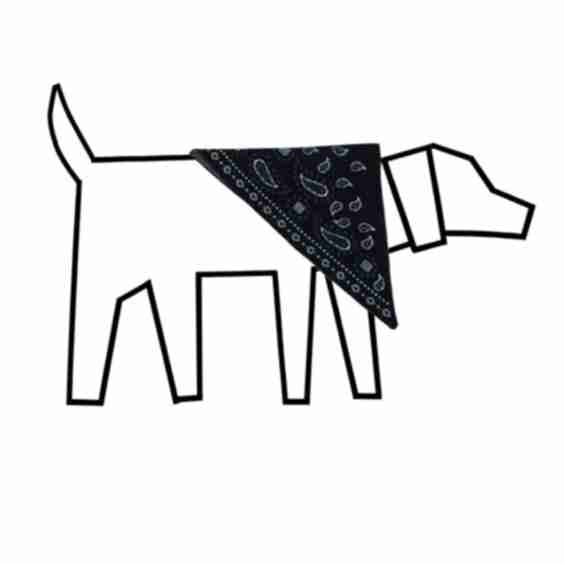Knit Bandana Scarf
