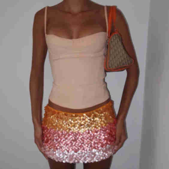Ombré Scale Skirt