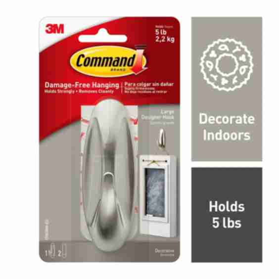 Designer Large 1 Hook 2 Strips Pack