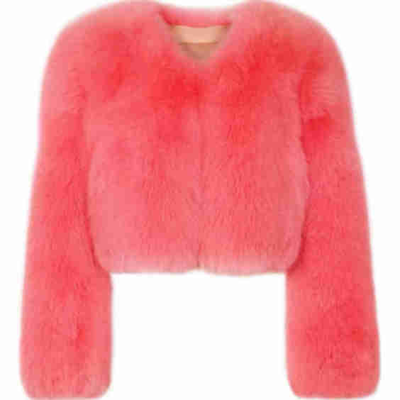 Peachy Fur Jacket