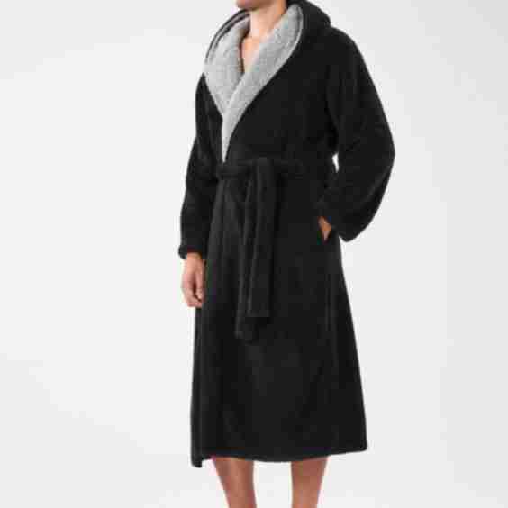 Hooded Fluffy Cozy Plush Robe