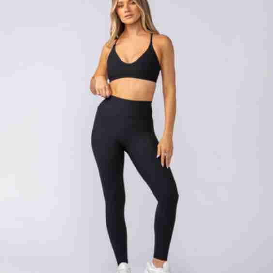 Zero Rise Rib Ankle Length Leggings