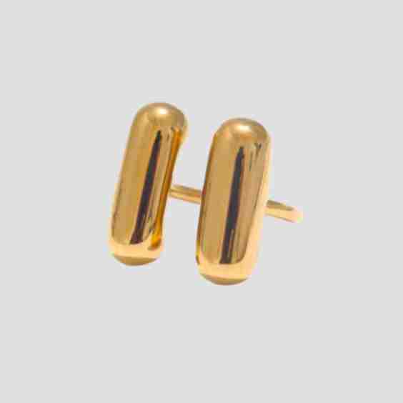 Double Pill 18 K Gold Ring