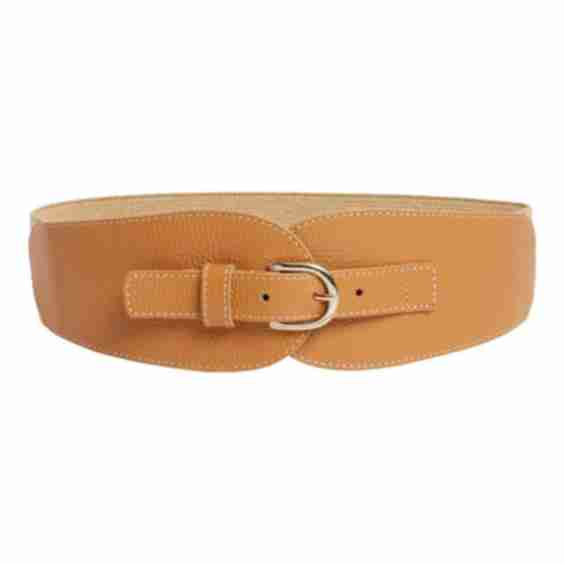 Leather Corseted Belt - Olympe