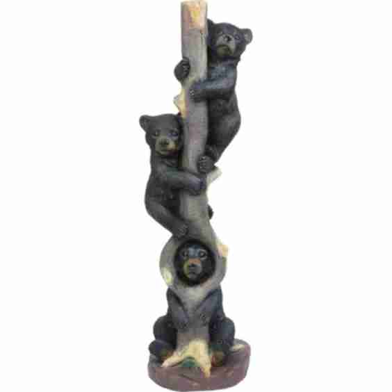 Three Bears In A Tree Sculpture Large