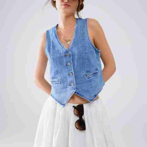 Nellie Denim Vest