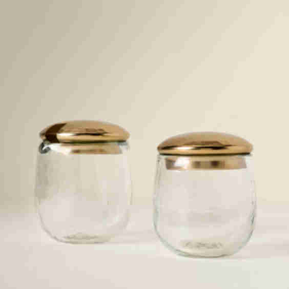 Artisan Pebbled Cream & Sugar Set