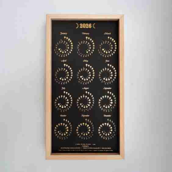 2026 Moon Calendar - Small