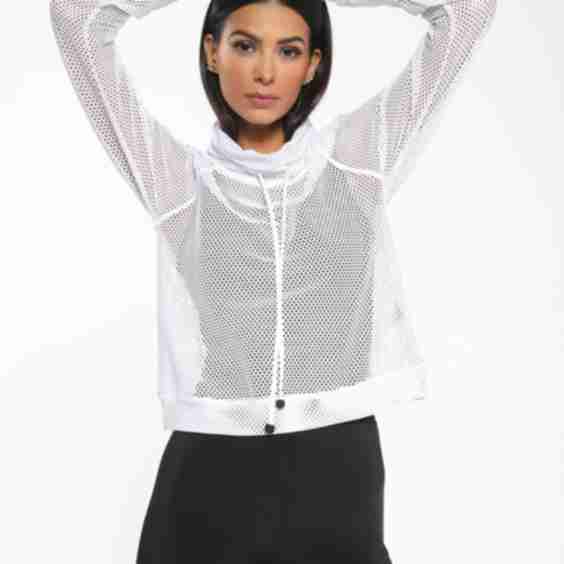 Pump Open Mesh Pullover Cover Up