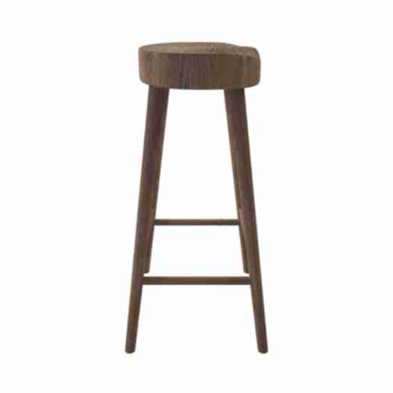 Solid Oak Kitchen Counter Stool