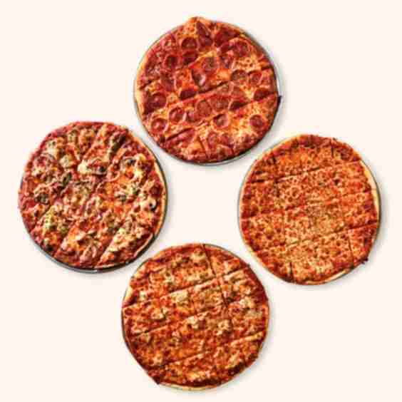Thin Crust Pizza - Choose Your Own 4 Pack
