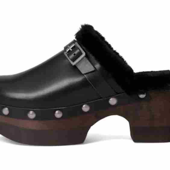 Orla Faux Fur Lined Suede Clogs