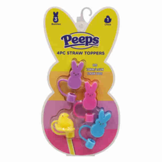 Straw Topper Set, 4 ct