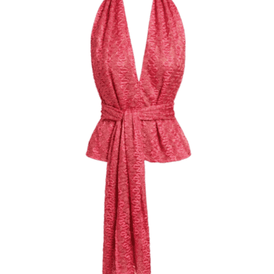 Knit Scarf Set /Top
