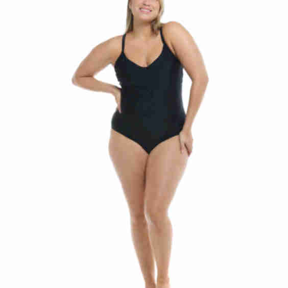 Smoothies Sandbar Plus Size One-Piece Swimsuit