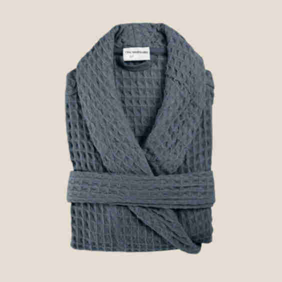 One Wednesday: Waffle Knit Robe