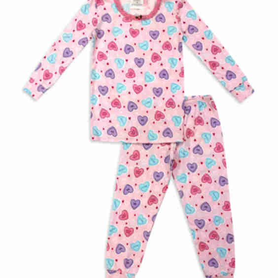 Long Sleeved Printed Pajama Set