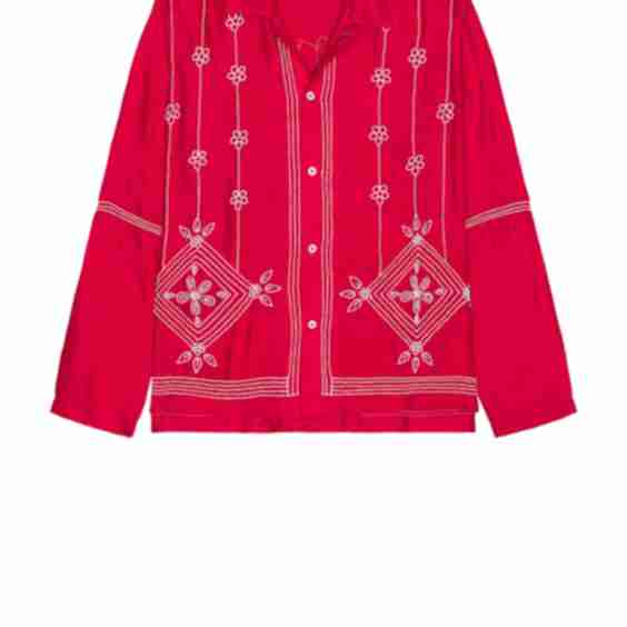 White Beadwork Shirt