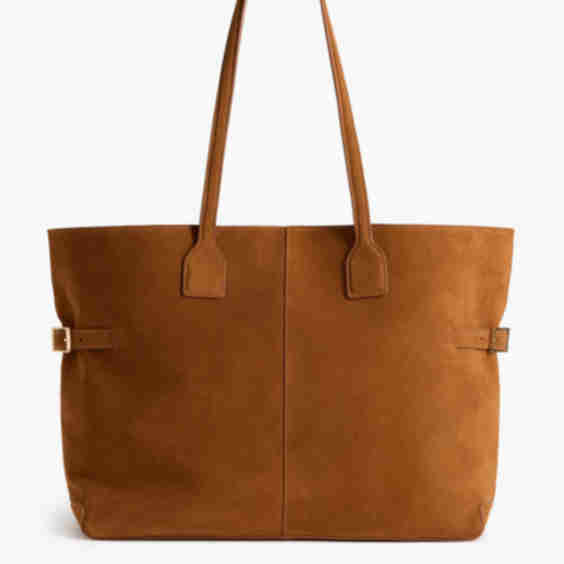 Lesley Suede Tote Bag