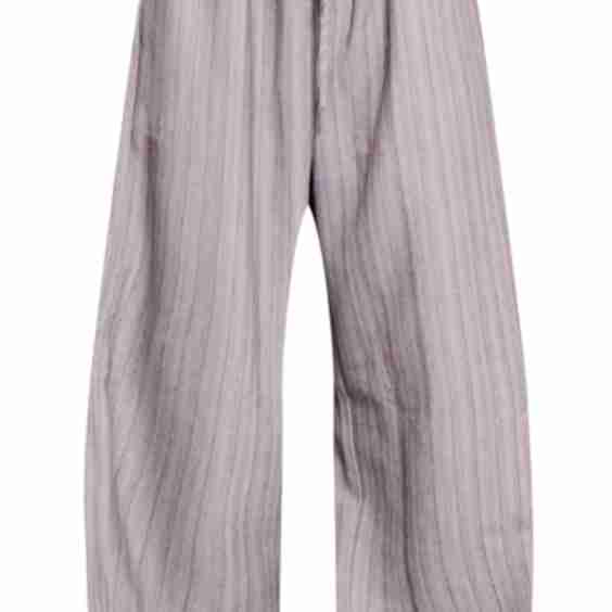 Pinstripe Woven Drawstring Pant