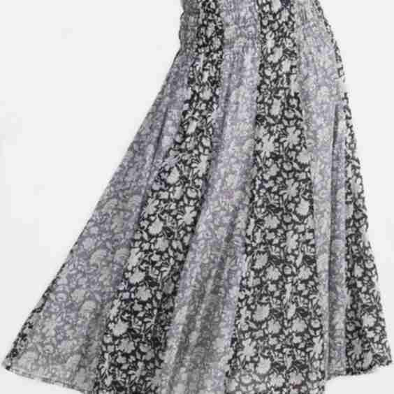 Balmoral Print Maxi Skirt