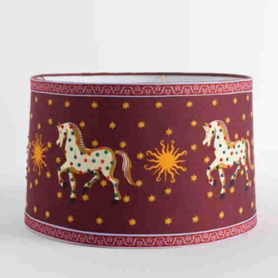 Horse 16” Drum Lamp Shade