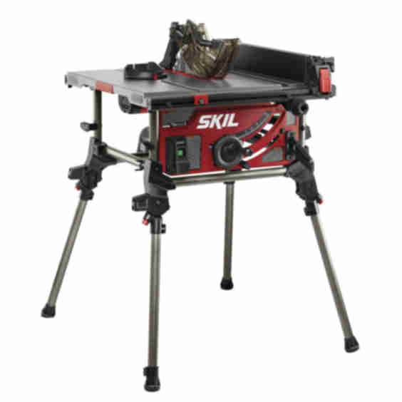 Jobsite Table Saw With Folding Stand