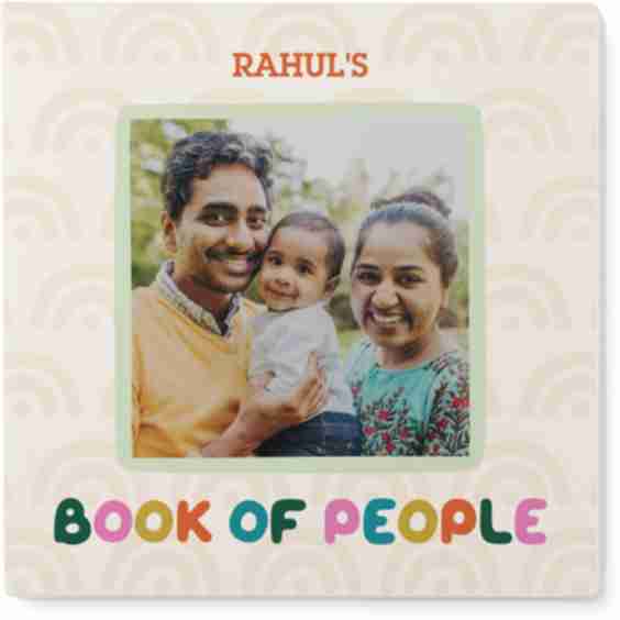 Names and Faces Children's Board Book