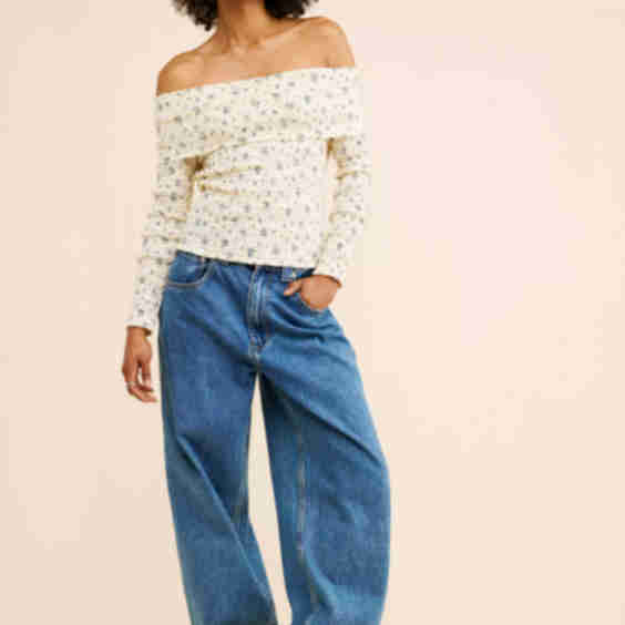 Floral Off The Shoulder Top