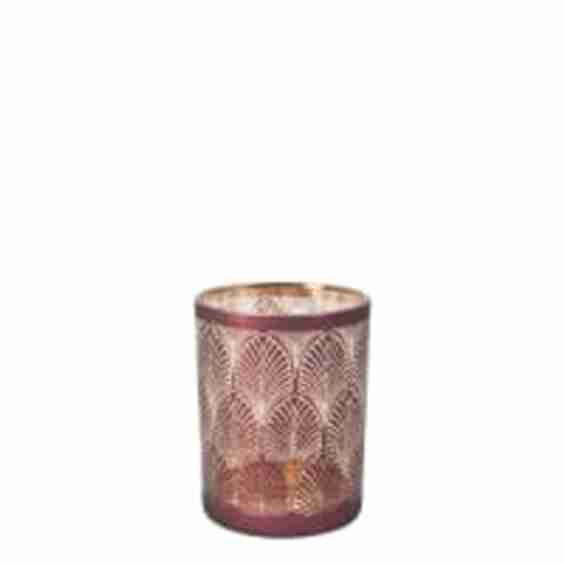 Boudoir - Decorative Glass Candle Holder H18