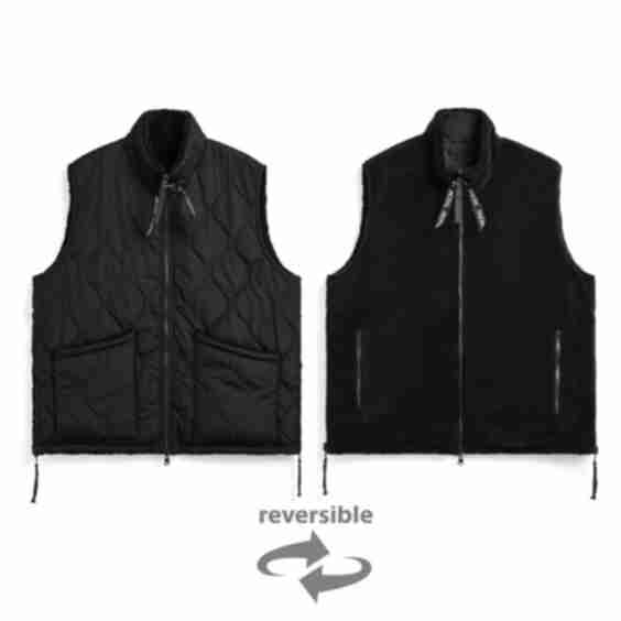 Military Reversible Hi-Neck Down Vest