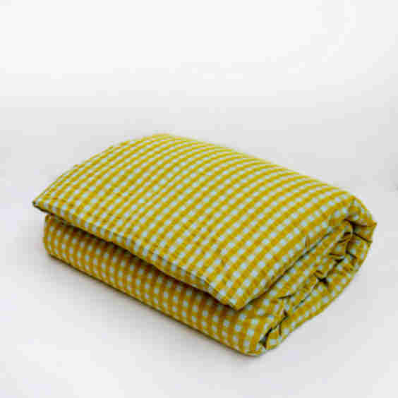 Citrus Seersucker Quilt Cover