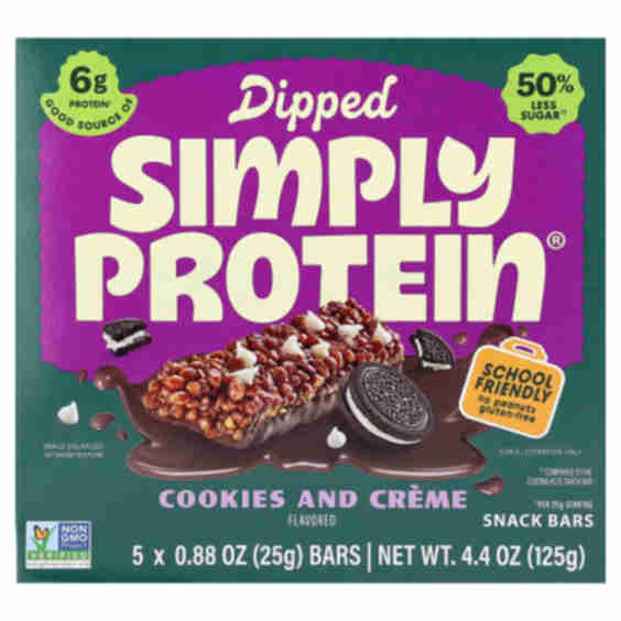 Dipped Bars - Cookies and Crème, 5 Bars, 0.88 oz (25 g) Each
