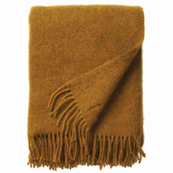 Brushed Gotland Wool Throw Blanket