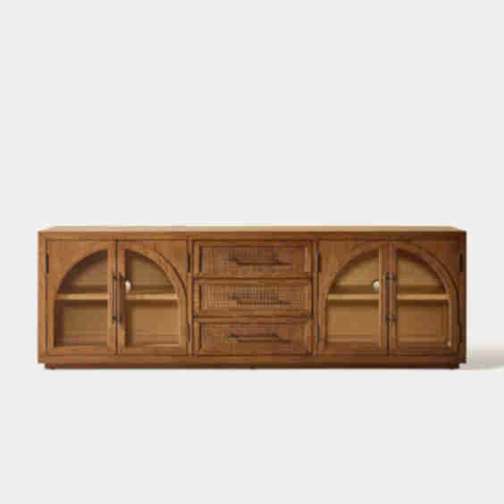 Valborg 80" Oak Media Console