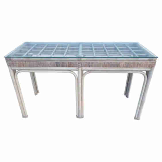 Rattan and Wicker Sofa Table