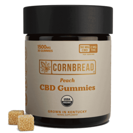Peach CBD Gummies - Peach
